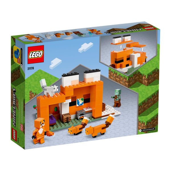 LEGO® Minecraft Rävstugan 21178 multifärg