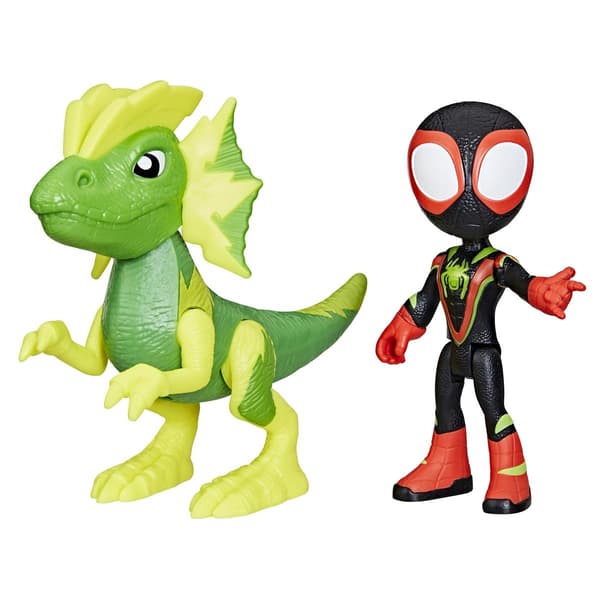 Spidey Dino-Webs Miles "Spin" Morales & Marvels Electrosaurus multifärg