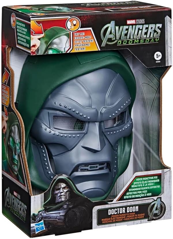 Avengers Doomsday Doctor Doom Power Surge FX Mask multifärg