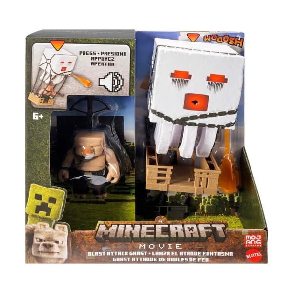 Minecraft Movie Blast Attack Ghast med ljud multifärg