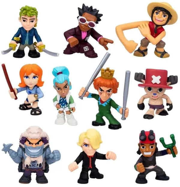 One Piece Mini Action Figur multifärg