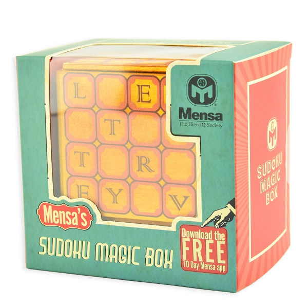 Mensa Pusselask Sudoku Magic Box Bokstäver multifärg