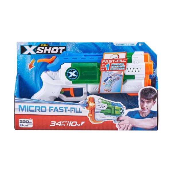 X-Shot Micro Fast-Fill Vattenpistol multifärg
