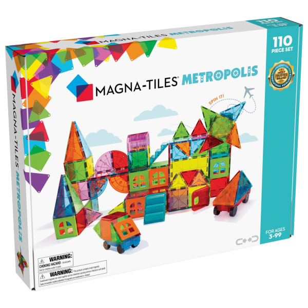 Magna-Tiles Metropolis 110 delar MultiColor