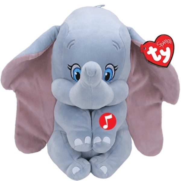 TY Disney Dumbo Elefant med ljud M multifärg
