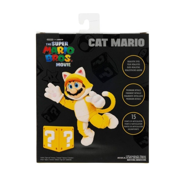 Super Mario Movie Figur Cat Mario Premium multifärg