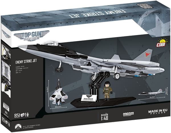 Cobi Top Gun Maverick Enemy Strike Jet 1:48 multifärg