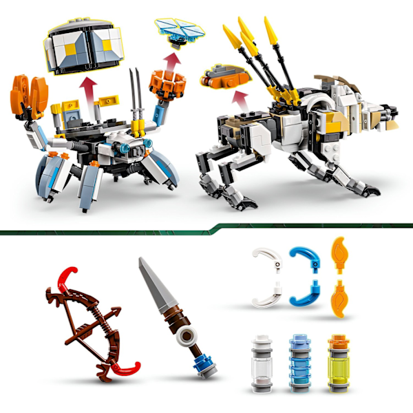 LEGO® Horizon Adventures Aloy och Varl mot Sköldkryp och Sågtand 77037 multifärg