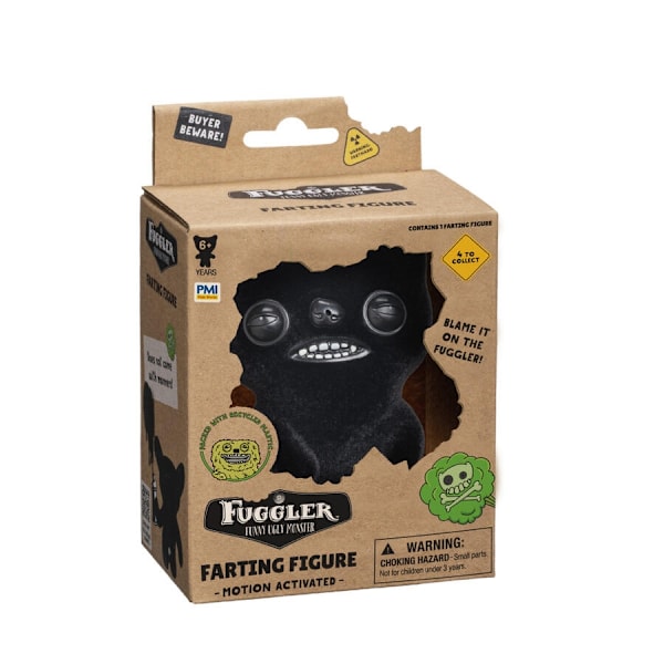 Fuggler Farting Figure Svart multifärg