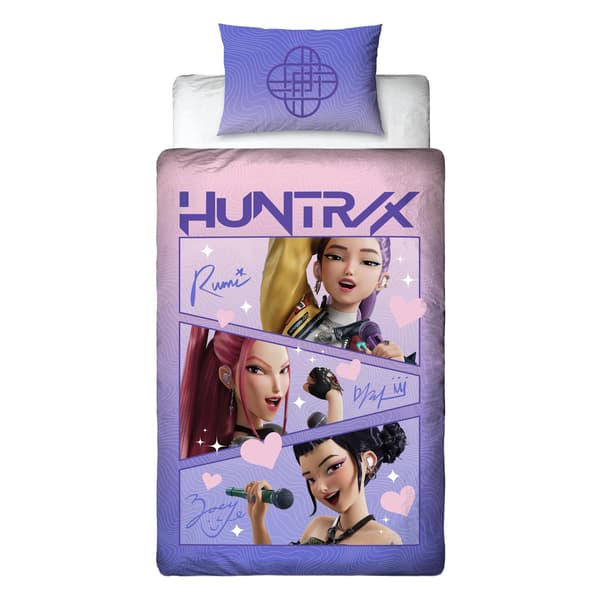K-Pop Demon Hunters Bäddset 150x210cm multifärg