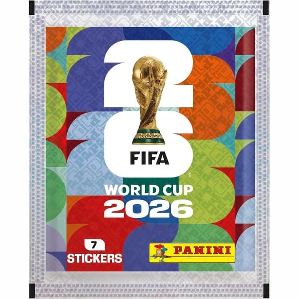 FIFA World Cup 2026 Sticker Booster Hel Box 100 paket multifärg