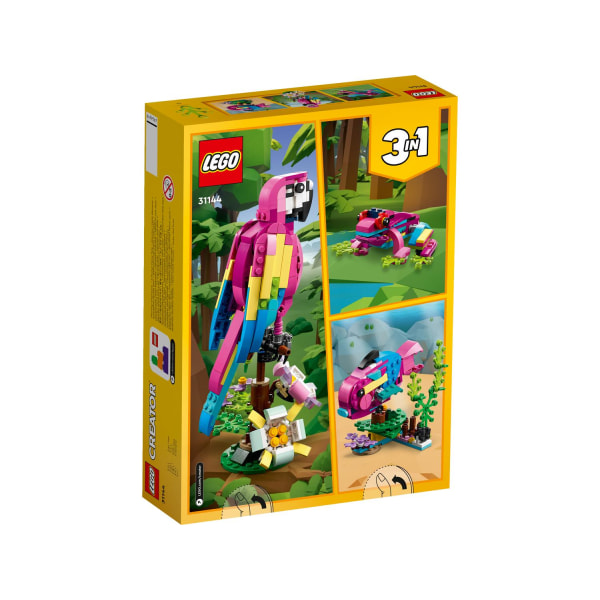 LEGO® Creator 3in1 Exotisk rosa papegoja 31144