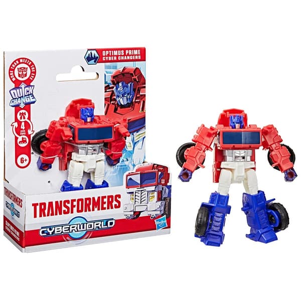 Transformers Cyberworld Cyber Changer Optimus Prime multifärg