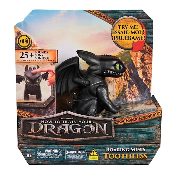 Dragons Roaring Minis Toothless multifärg