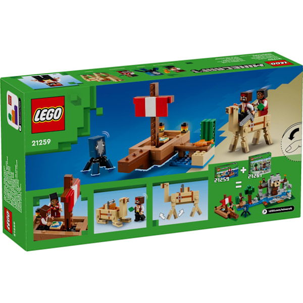 LEGO® Minecraft® Piratskeppsresan 21259 multifärg