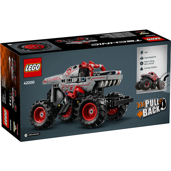 LEGO® Technic Monster Jam™ ThunderROARus™ med pull-back 42200