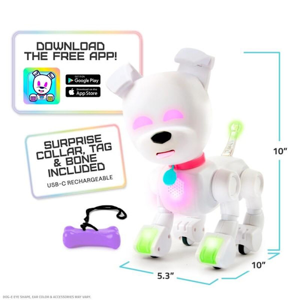 MinTiD Dog-E Robothund multifärg