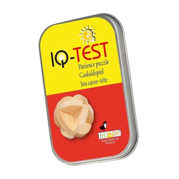 IQ-test Bambu 3D-pussel i metallask Tre skivor multifärg