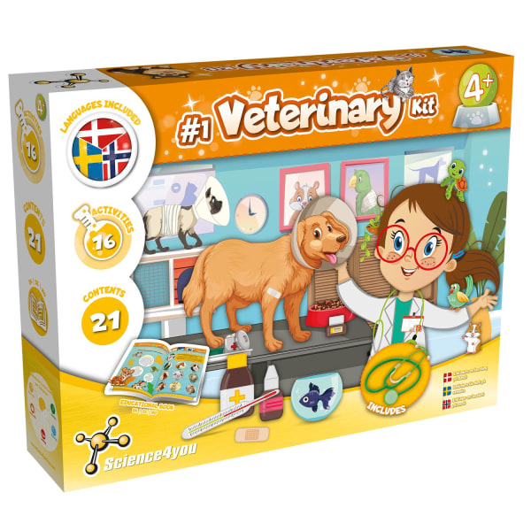 Science4you Veterinary kit Sv/Dk/No multifärg