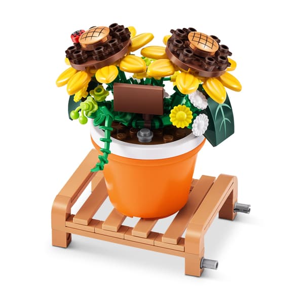 MAX Premium Garden Pot Plants Sunflower multifärg