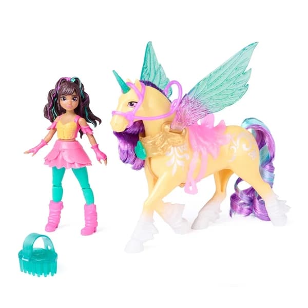 Unicorn Academy Wing Magic Ava & Leaf multifärg
