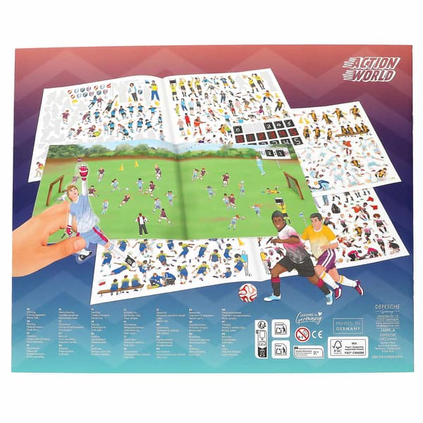 Create your Football Game Pysselbok multifärg