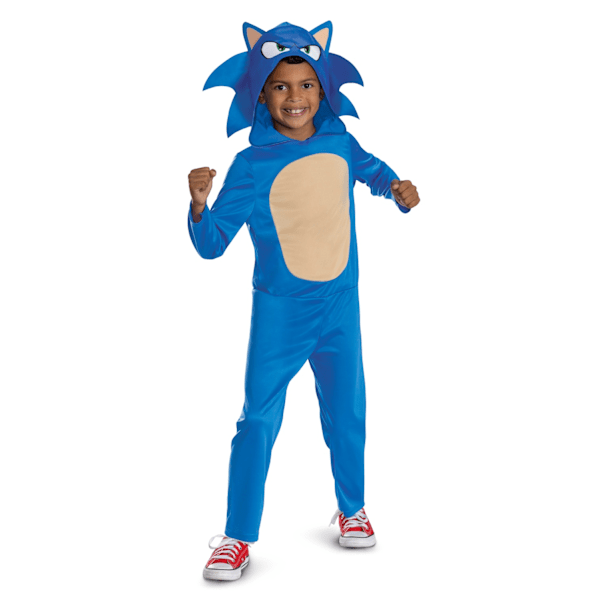 Sonic Utklädning Jumpsuit S 4-6 år MultiColor S (4-6 år)