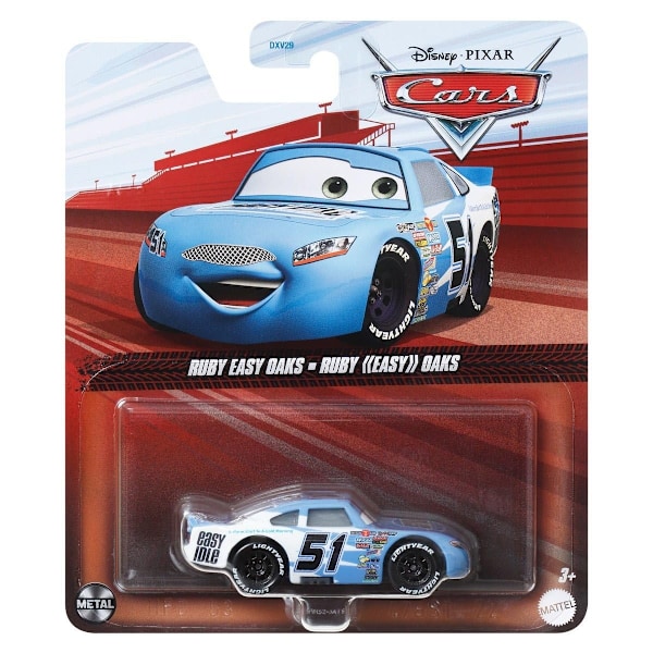 Disney Cars 1:55 Ruby Easy Oaks GRR52 multifärg