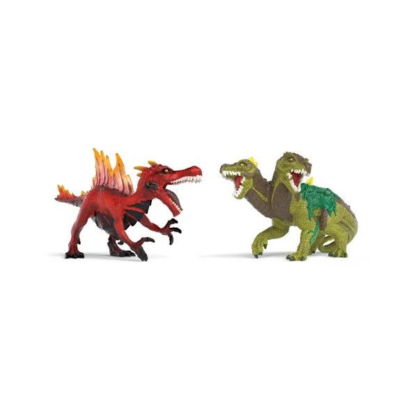 schleich® ELDRADOR® Fire Saurian vs Jungle Lizard 70834 multifärg