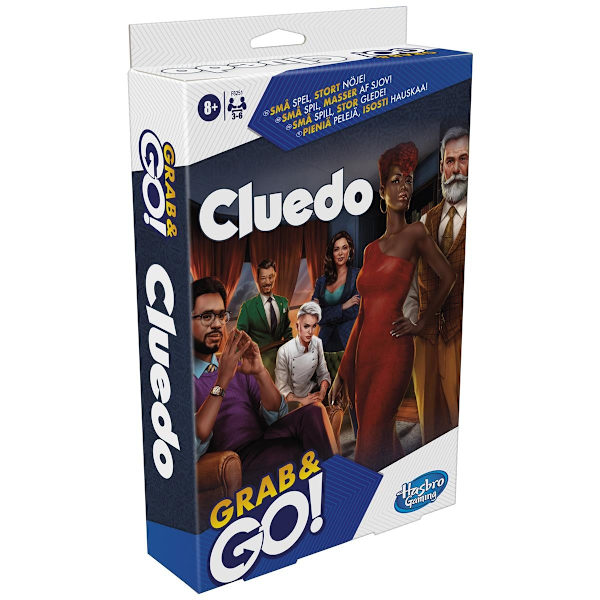 Grab & Go Resespel Cluedo multifärg