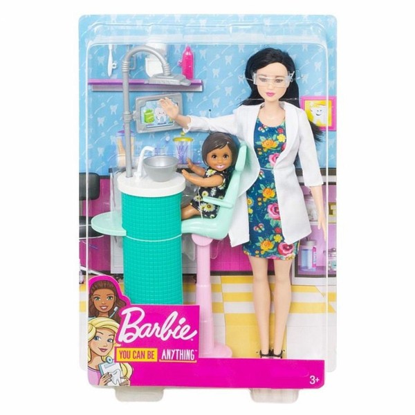 Barbie Career Lekset Tandläkare FXP17 multifärg