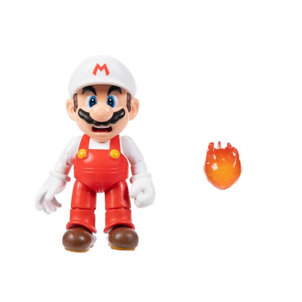 Super Mario Figur 10cm W41 Mario with Fireball multifärg