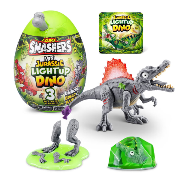 Zuru Smashers Mini Jurassic Light Up Dino multifärg