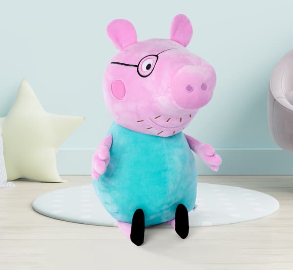 Greta Gris Mjukdjur Pappa Gris 37cm multifärg