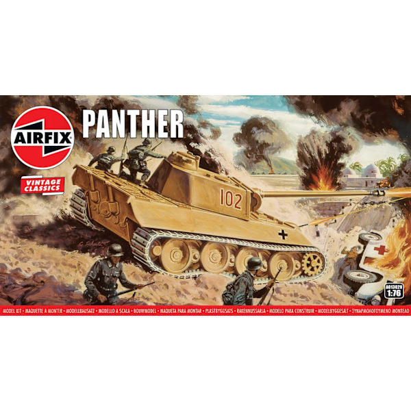 Airfix Panther 1:76 Modellbyggsats multifärg