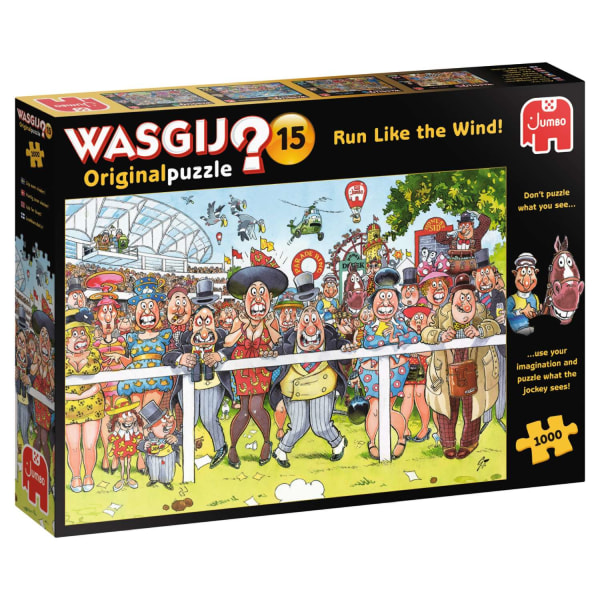 Wasgij Original 15 Run like the Wind! Pussel 1000 bitar multifärg