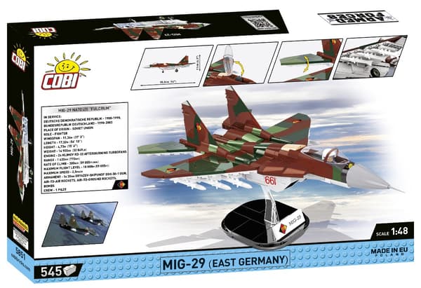 Cobi MIG-29 (East Germany) 1:48 5851 multifärg