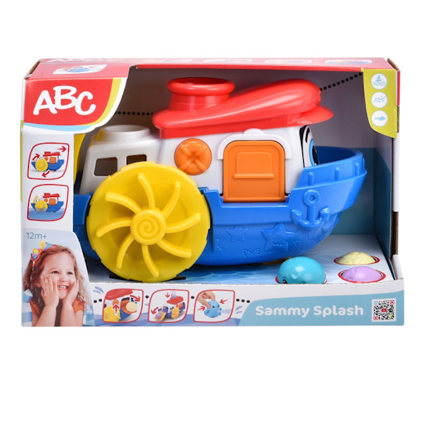 ABC Sammy Splash Båt Badleksak multifärg