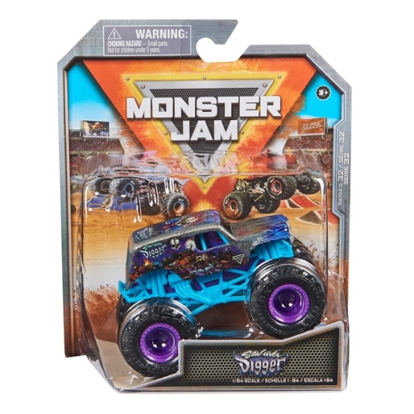 Monster Jam 1:64 Series 32 Son-Uva Digger multifärg