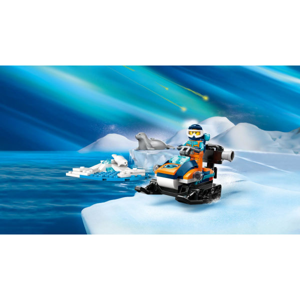 LEGO® City Polarutforskare och snöskoter 60376