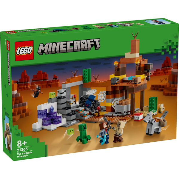 LEGO® Minecraft® Gruvschaktet i stenöknen 21263 multifärg