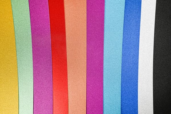 Glitterpapper A4 10-pack multifärg