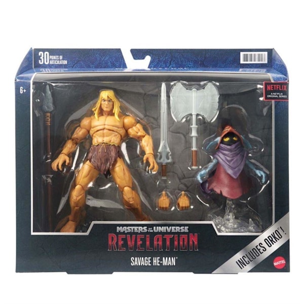 Masters of the Universe Revelation Savage He-Man multifärg