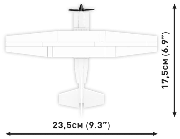 Cobi Cessna 172 Skyhawk White 1:48 26620 multifärg