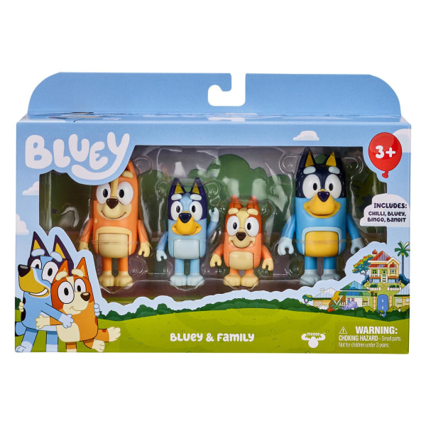 Bluey Figurpaket Bluey & Family MultiColor Bluey & Family