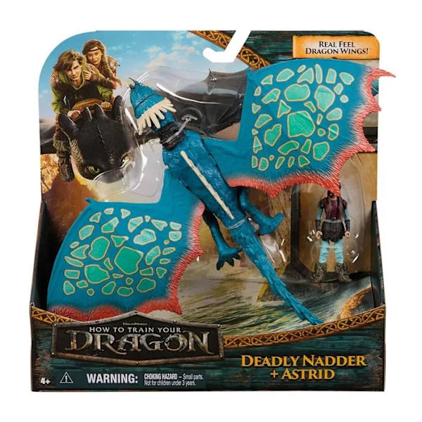 Dragons Deadly Nadder & Astrid multifärg
