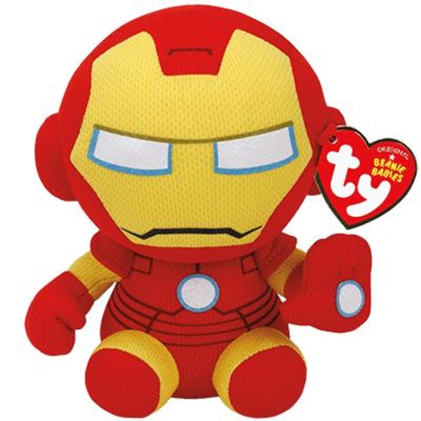 TY Marvel Beanie Babies Iron Man Regular multifärg