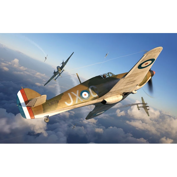 Airfix Hawker Hurricane Mk.I 1:72 Modellbyggsats multifärg