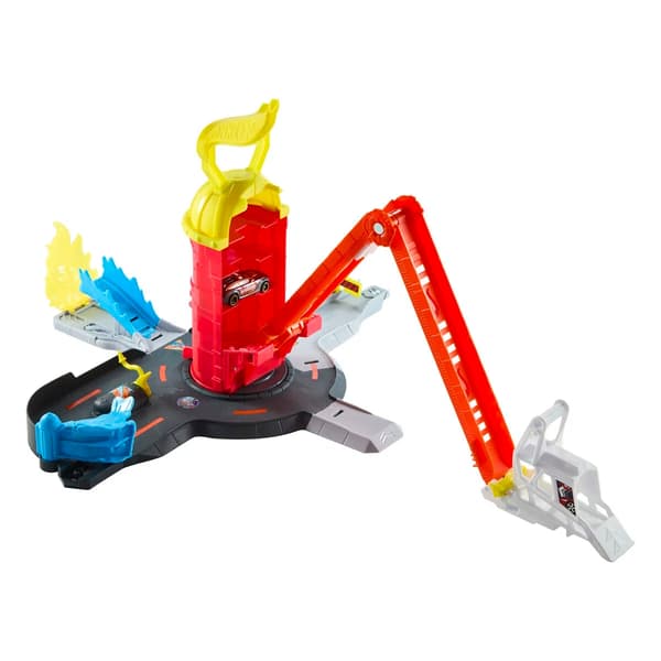 Hot Wheels Super Fire Station Lekset multifärg