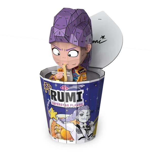 K-Pop Demon Hunters 4D Build Pussel Ramen Cup Rumi